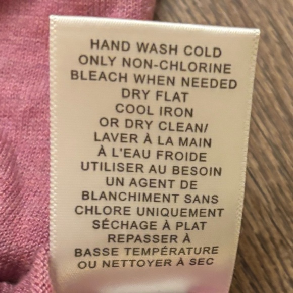 Banana Republic Dusty Pink Silk Blend Cardigan with Ruffles Size Large - Picture 4 of 8